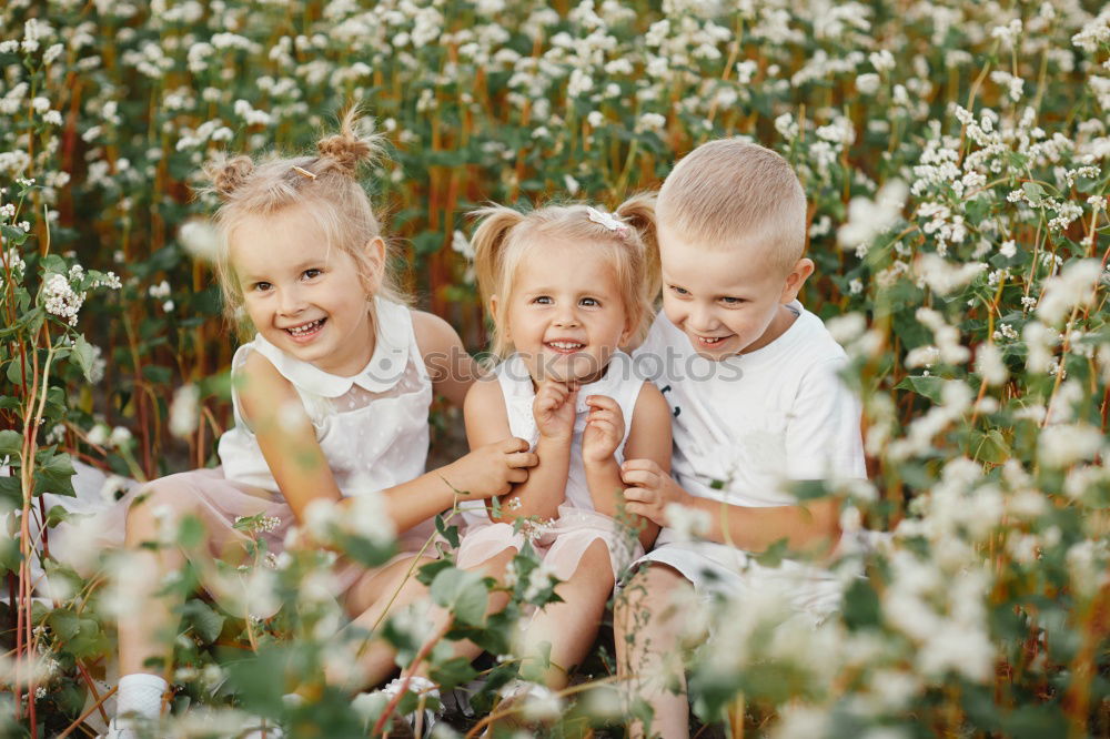 Similar – Image, Stock Photo Three Sisters Human being