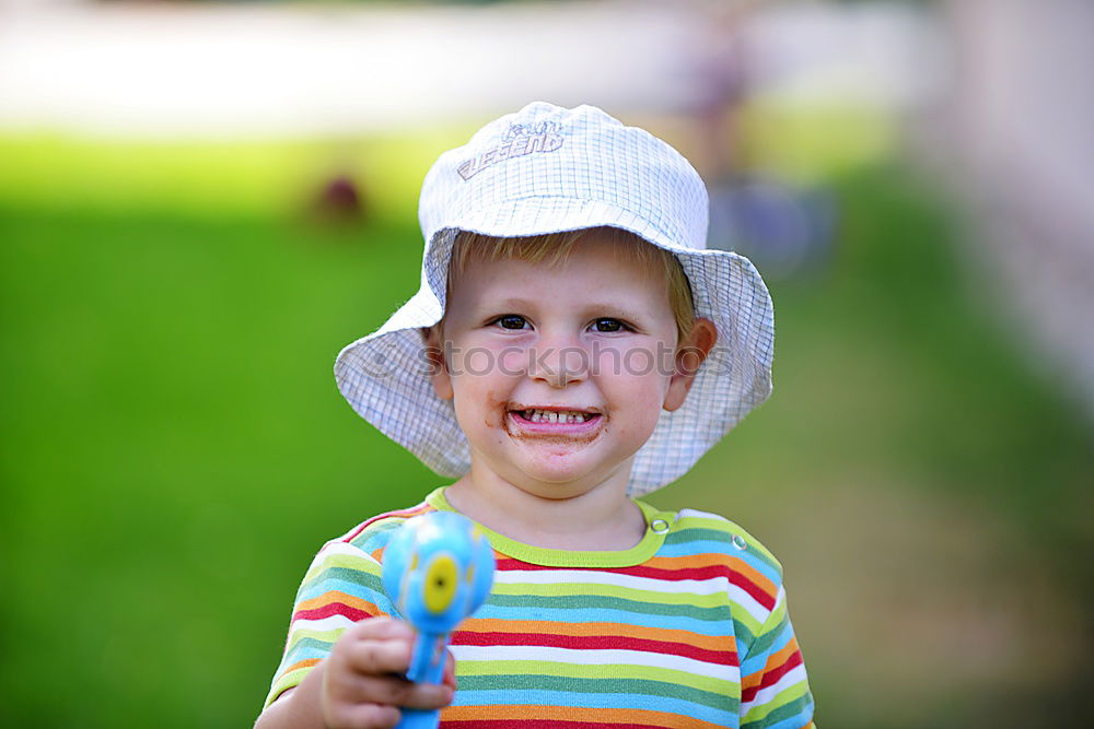 Similar – cute child with sun hat