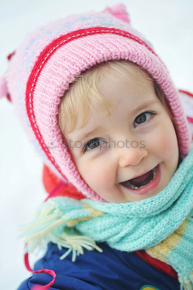 Similar – Image, Stock Photo girl Child Infancy Face 1