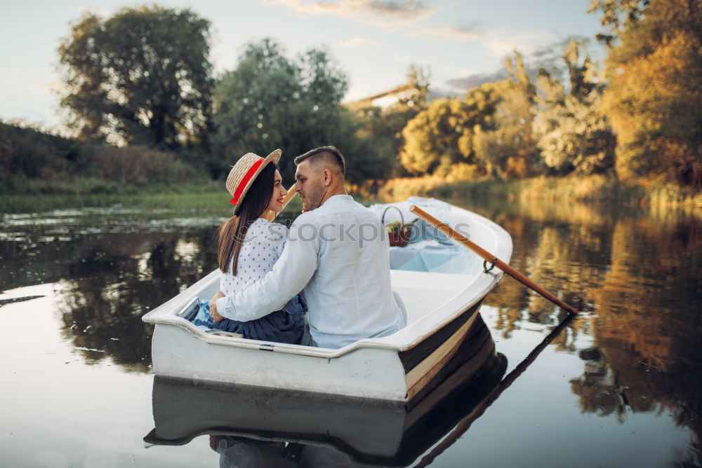 Similar – Image, Stock Photo paddling Human being