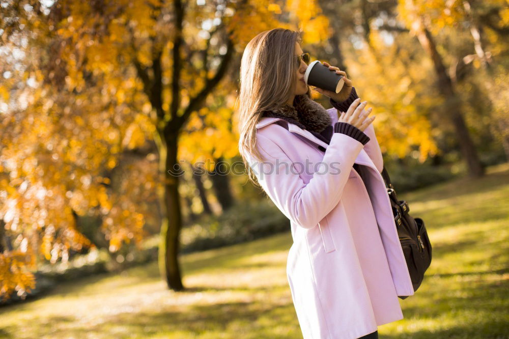 Similar – young beautiful woman having fun with her dog outdoors