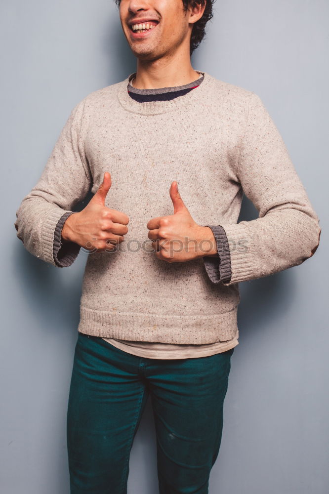 Similar – Stylish ethnic hipster man in trendy clothes