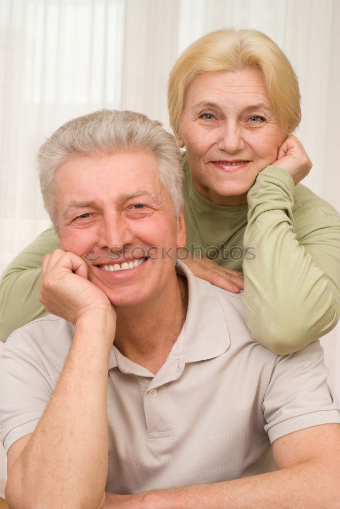 Similar – Portrait of happy father and daughter embracing on the street