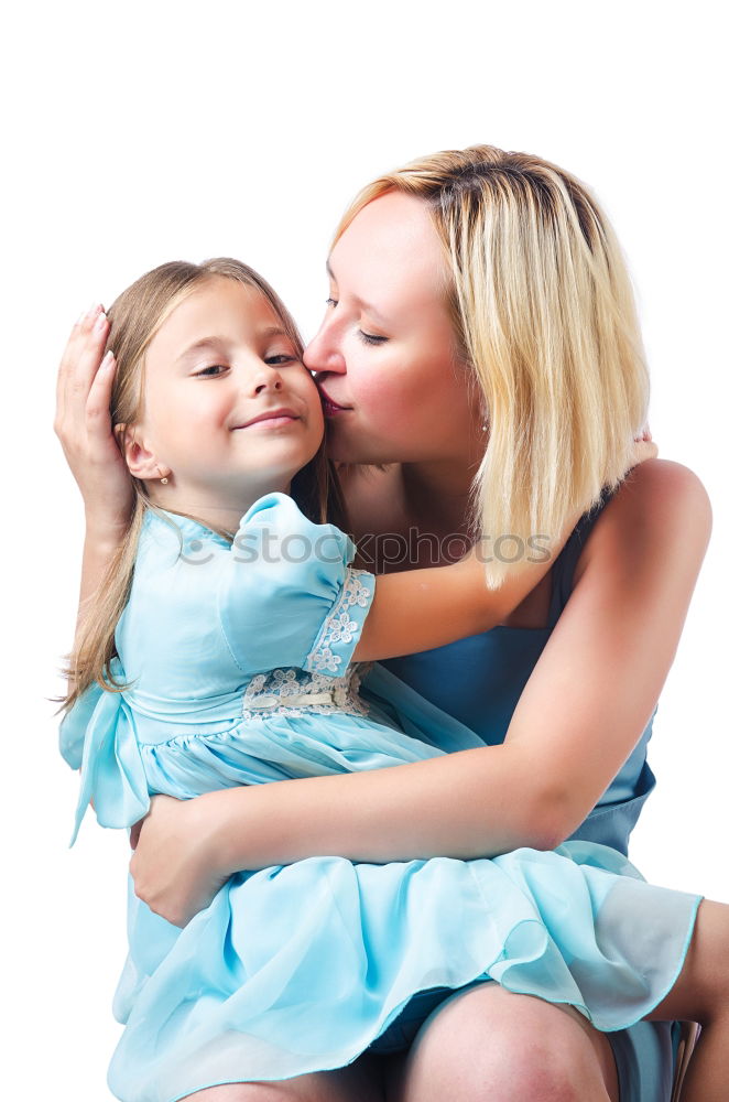 Similar – Image, Stock Photo Playing mother and daughter