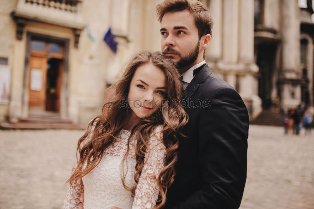 Image, Stock Photo Beautiful multiracial couple