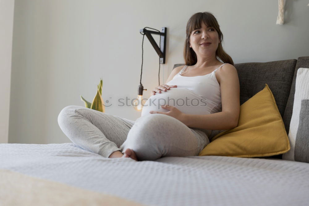 Image, Stock Photo Lovely Baiba expecting