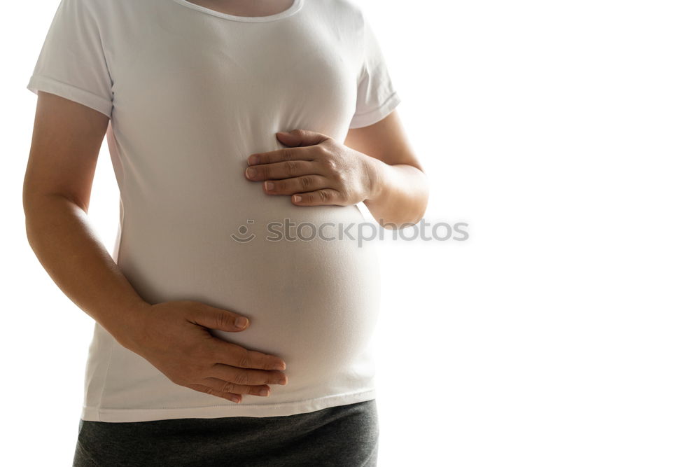 Image, Stock Photo thick belly