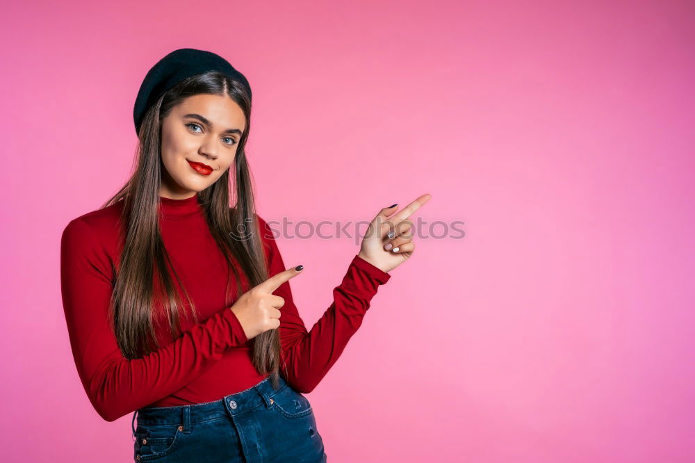 Similar – Image, Stock Photo Asian woman blowing gum bubble