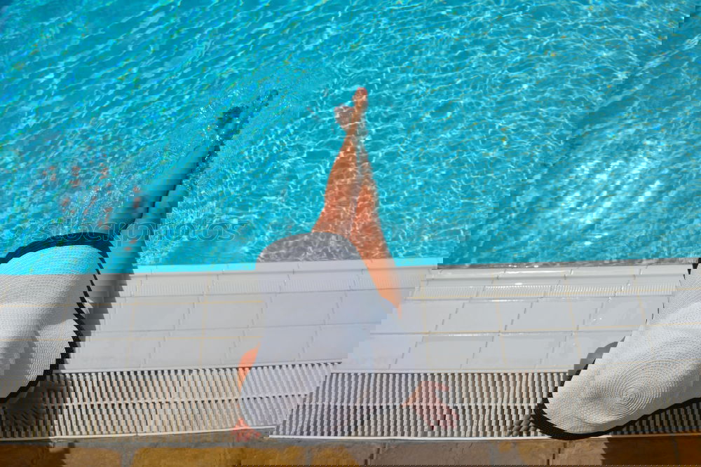 Similar – Image, Stock Photo Pool Boys Swimming pool