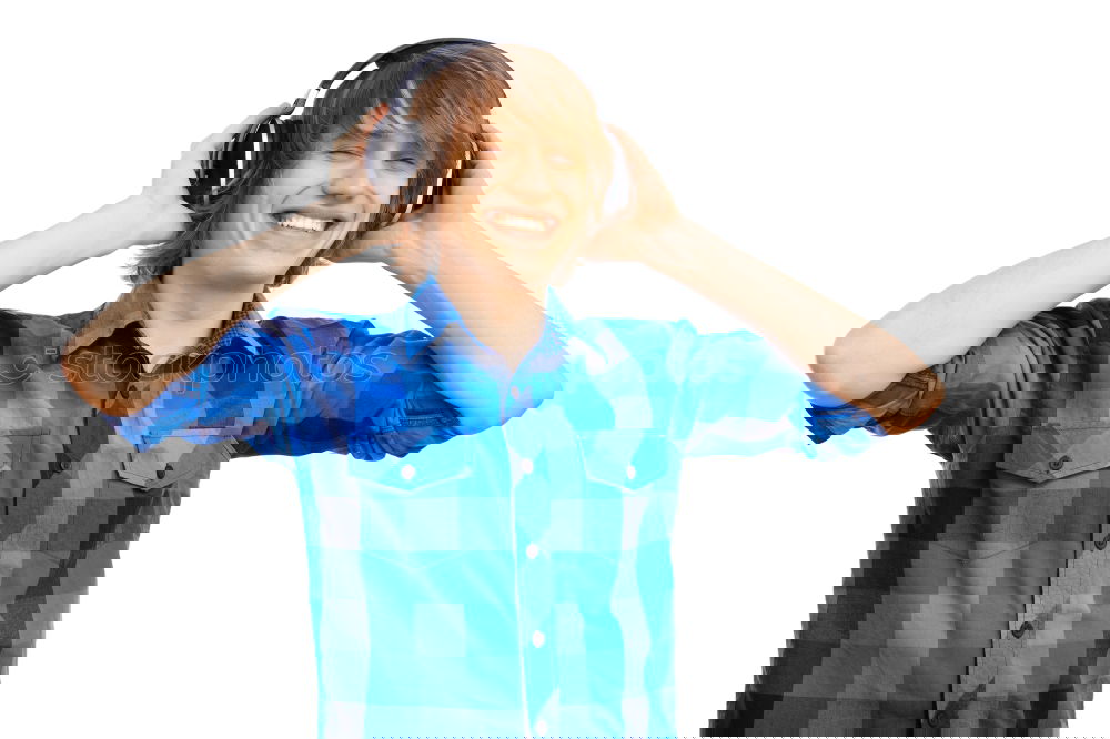 Similar – Image, Stock Photo Portrait of a teenager