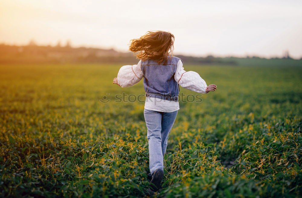 Similar – Image, Stock Photo Mother and Baby in Nature