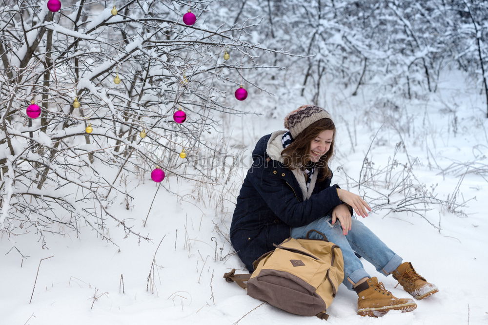 Similar – Image, Stock Photo Winter portrait