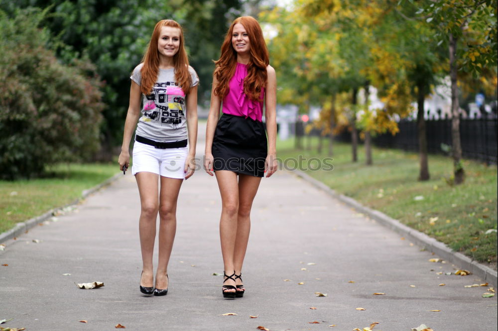 Similar – Image, Stock Photo Sisters. Lifestyle