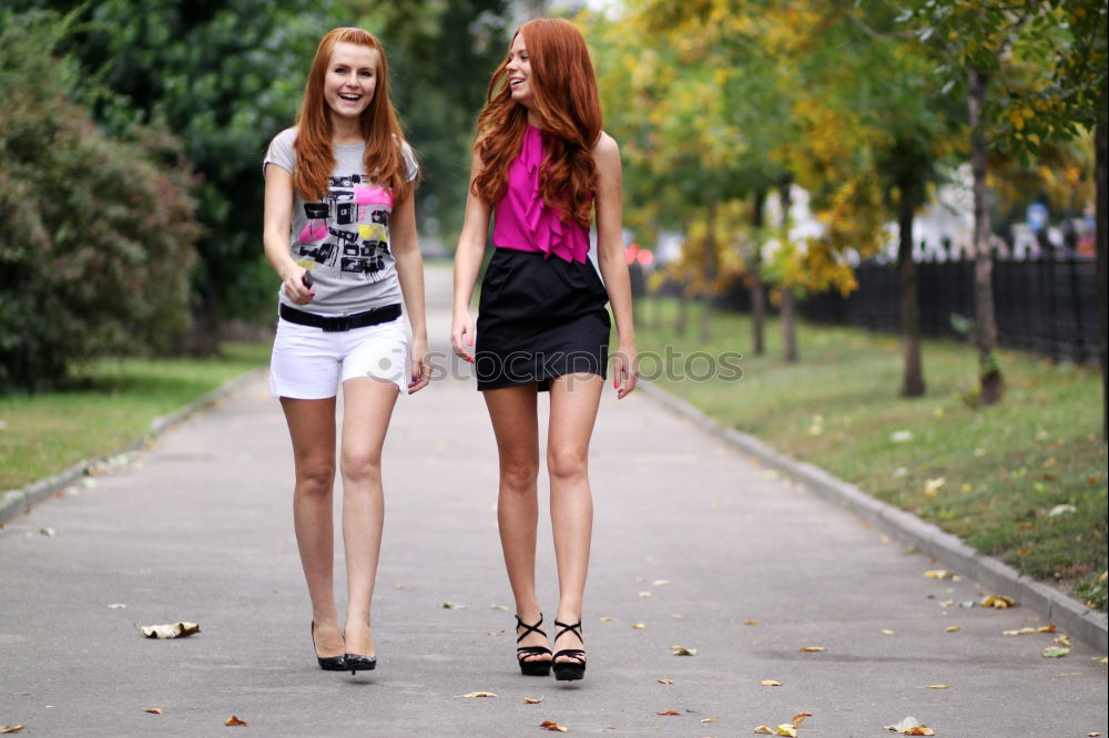 Similar – Image, Stock Photo Sisters. Lifestyle