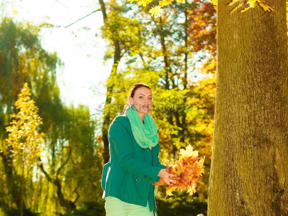 Similar – Image, Stock Photo cheerful young woman