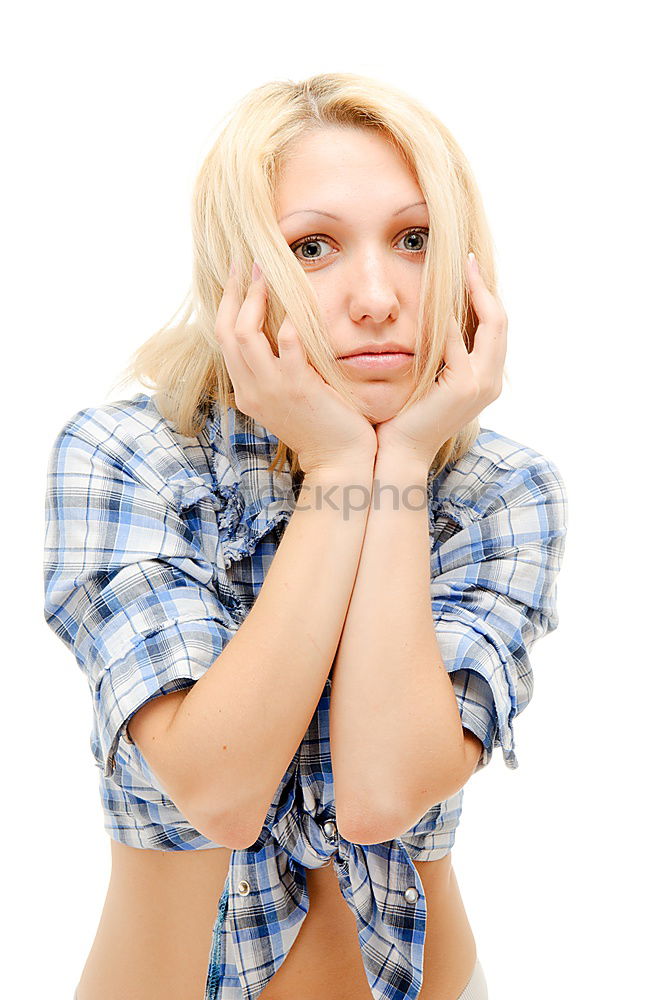 Image, Stock Photo Sexy young woman at home