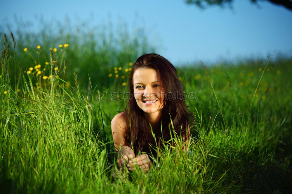 Similar – Image, Stock Photo beam girl Joy Beautiful