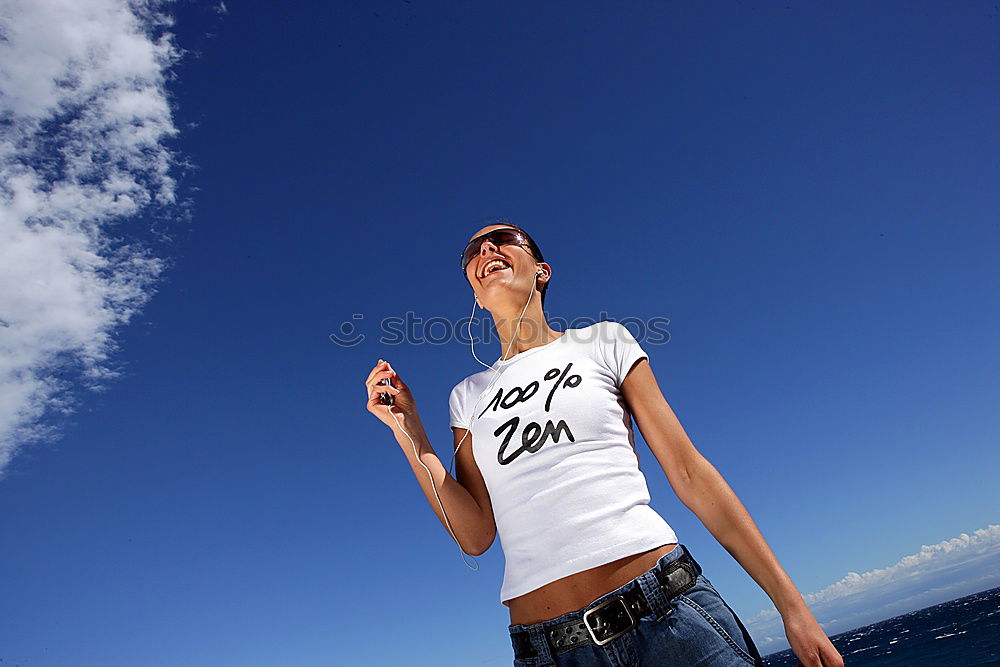 Similar – Image, Stock Photo sunbath Summer Sunshade