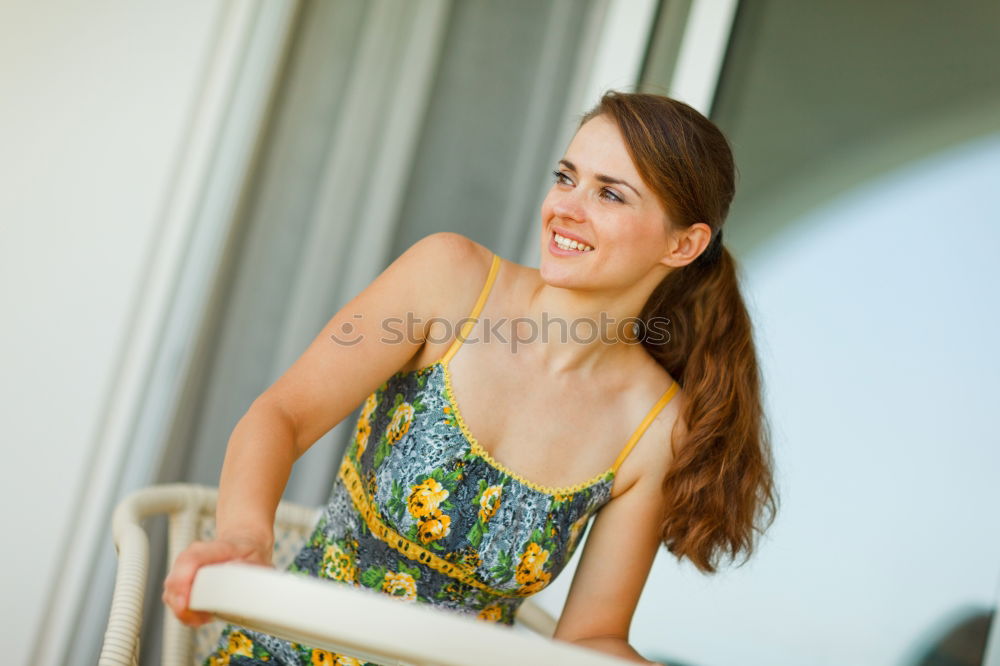 Similar – from above Crop woman eating sushi