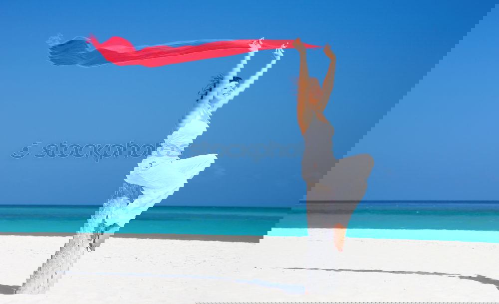 Similar – Image, Stock Photo beachhead stand Relaxation
