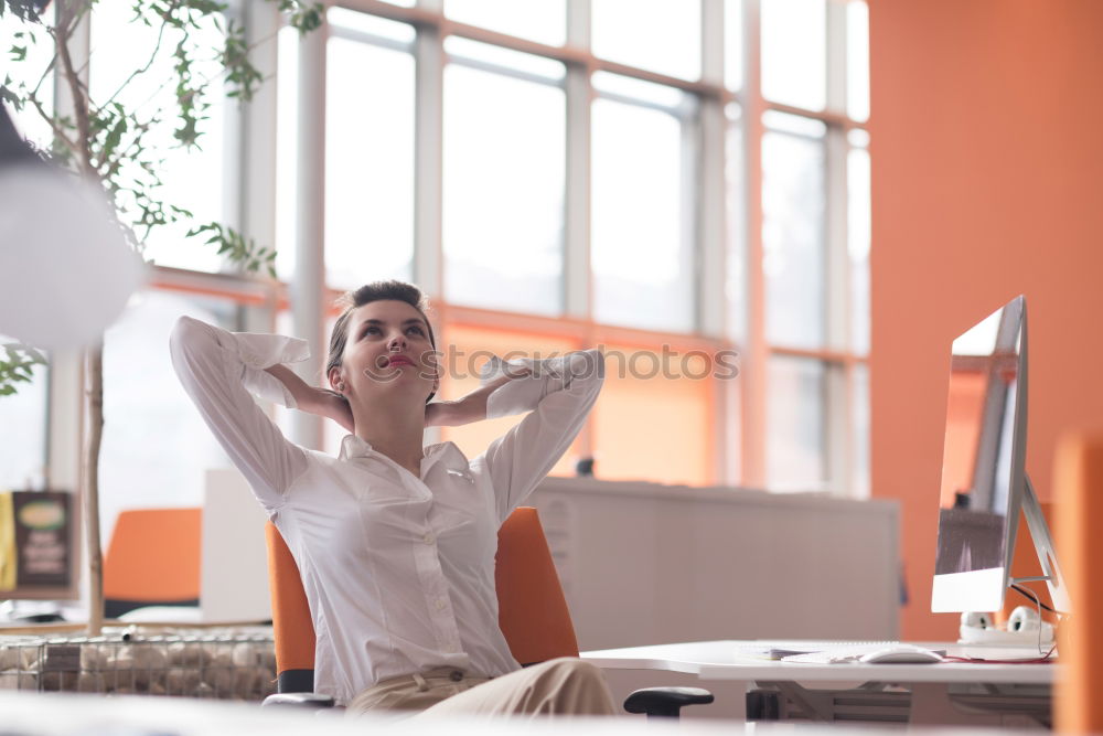 Similar – Image, Stock Photo Chillin II. Feminine Woman