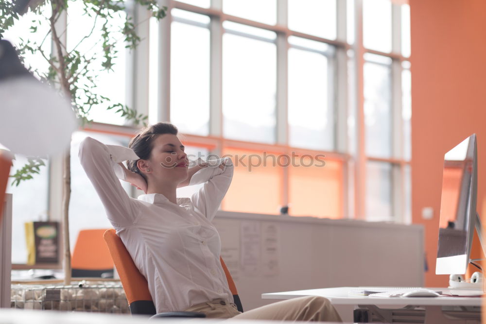 Similar – Image, Stock Photo Chillin II. Feminine Woman