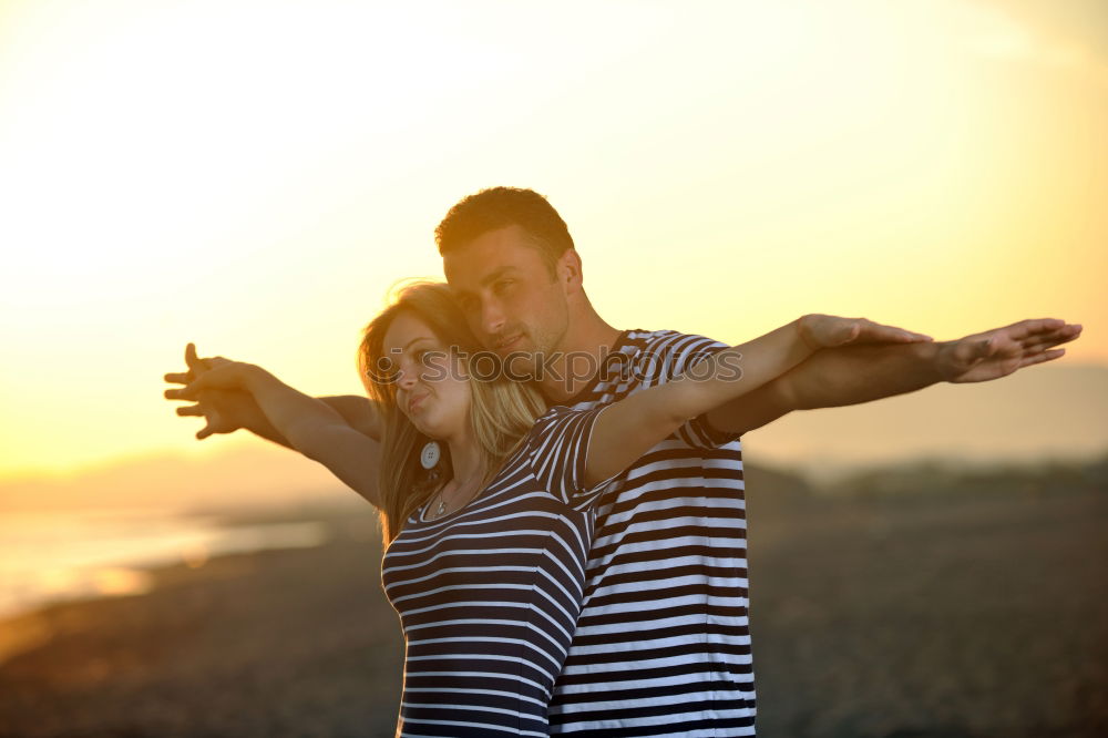 Similar – Image, Stock Photo Fitness couple doing stretches beofore starting the workout