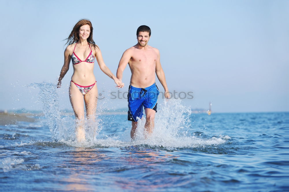 Similar – Image, Stock Photo Boys sitting on a jetty by the lake