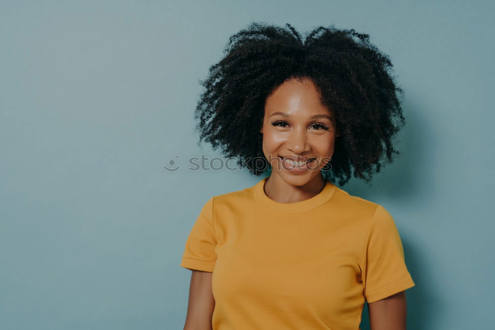 Similar – Image, Stock Photo Portrait of beautiful afro american woman.