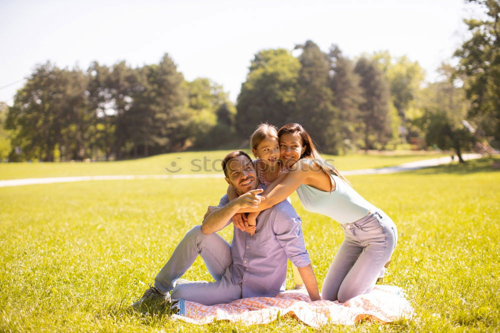 Similar – Happy couple in fall