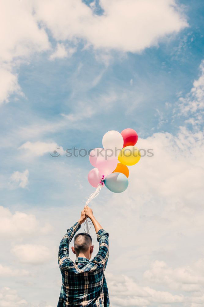 Similar – Image, Stock Photo Speak balloon. Room for doubt.