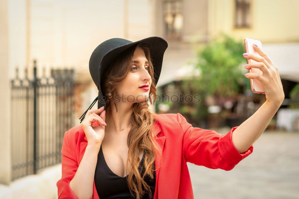 Similar – Image, Stock Photo Woman sitting on the park background with white flowers