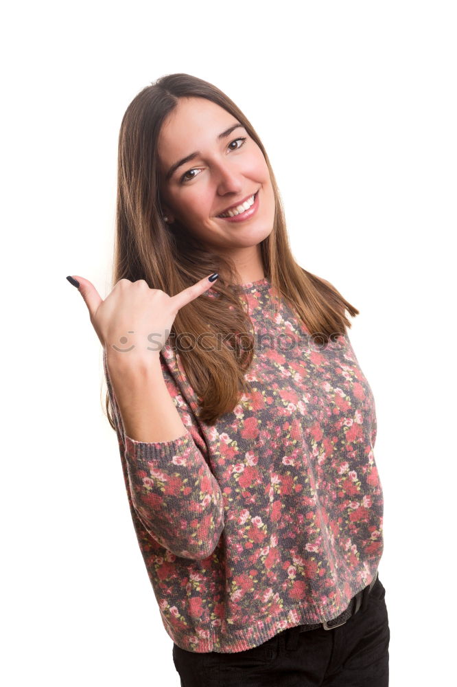 Similar – Image, Stock Photo Adolescent with Bubble gum