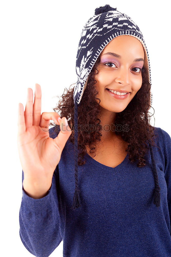 Similar – Young teen woman listening to music