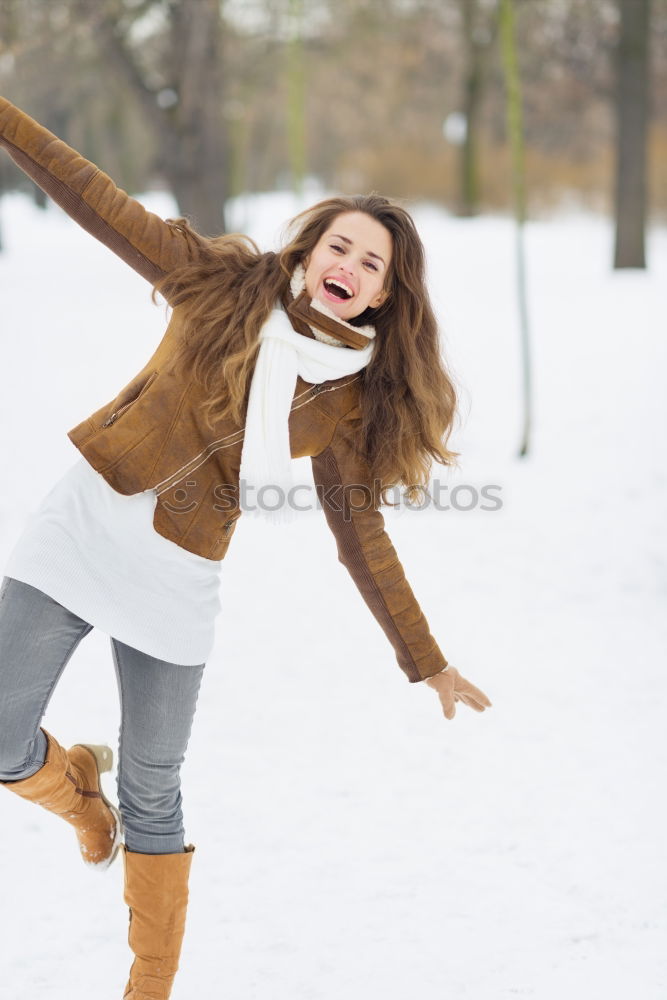 Similar – Image, Stock Photo what joy… laugh blonde colorful