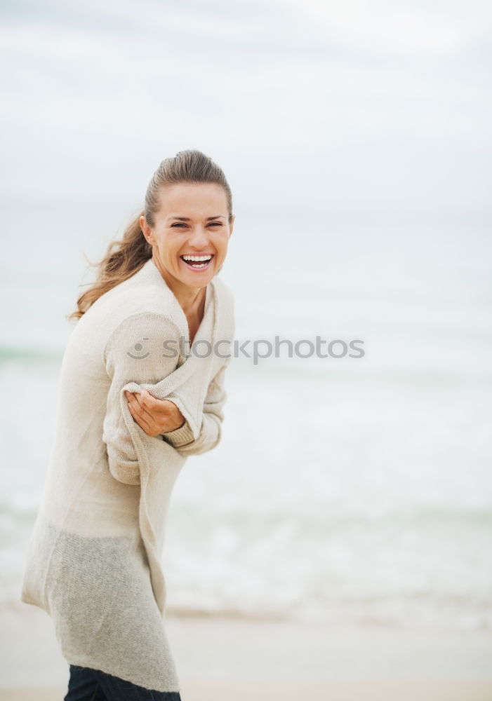 Similar – Image, Stock Photo woman enjoying nature on the mount