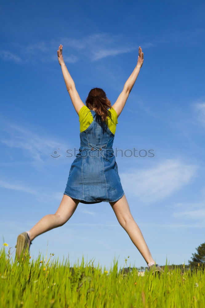 Similar – Foto Bild handstand Handstand Wiese