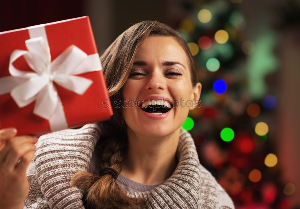 Similar – A happy couple with a child is celebrating Christmas with their friends on video call using webcam. Family greeting their relatives on Christmas eve online. New normal