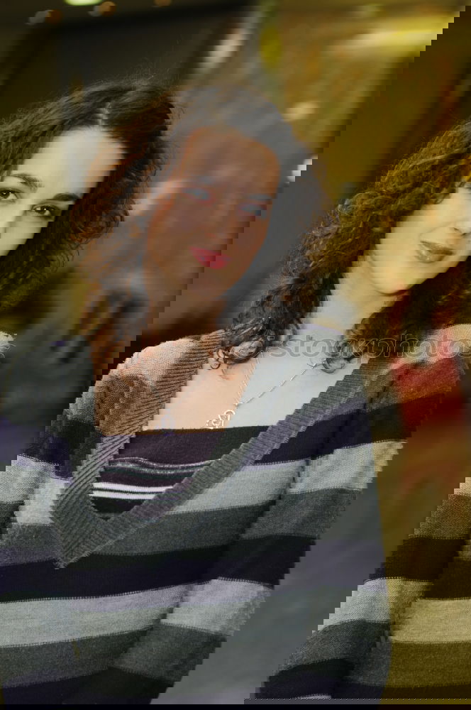Similar – Image, Stock Photo Portrait of a woman