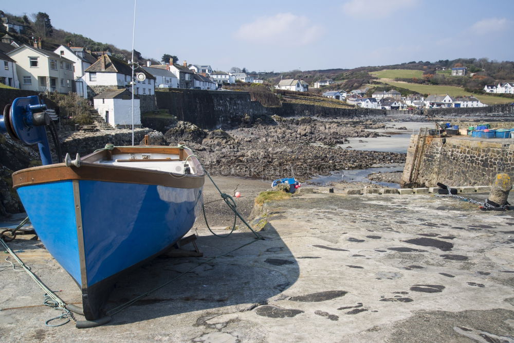 Similar – Image, Stock Photo Boat at low tide 2 tarred