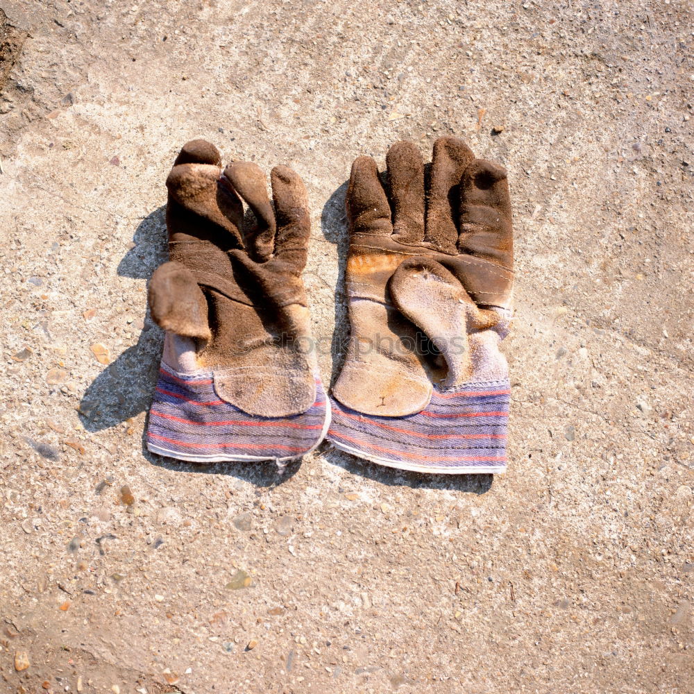 Foto Bild Feierabend Handschuhe