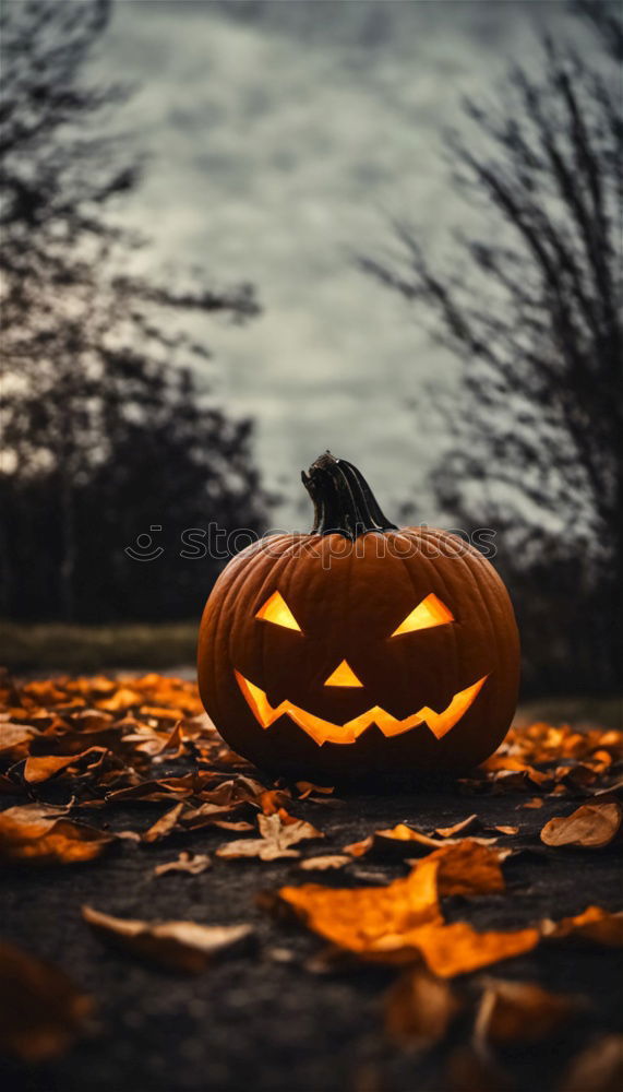 Similar – Image, Stock Photo Happy Halloween Hallowe’en