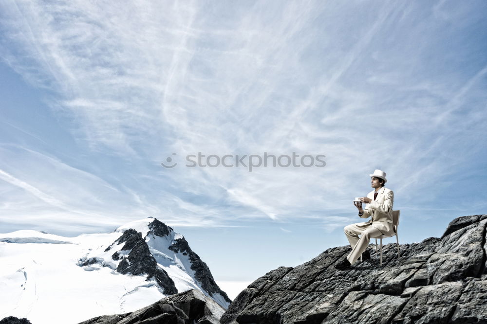 Similar – Image, Stock Photo over the glacier Clouds