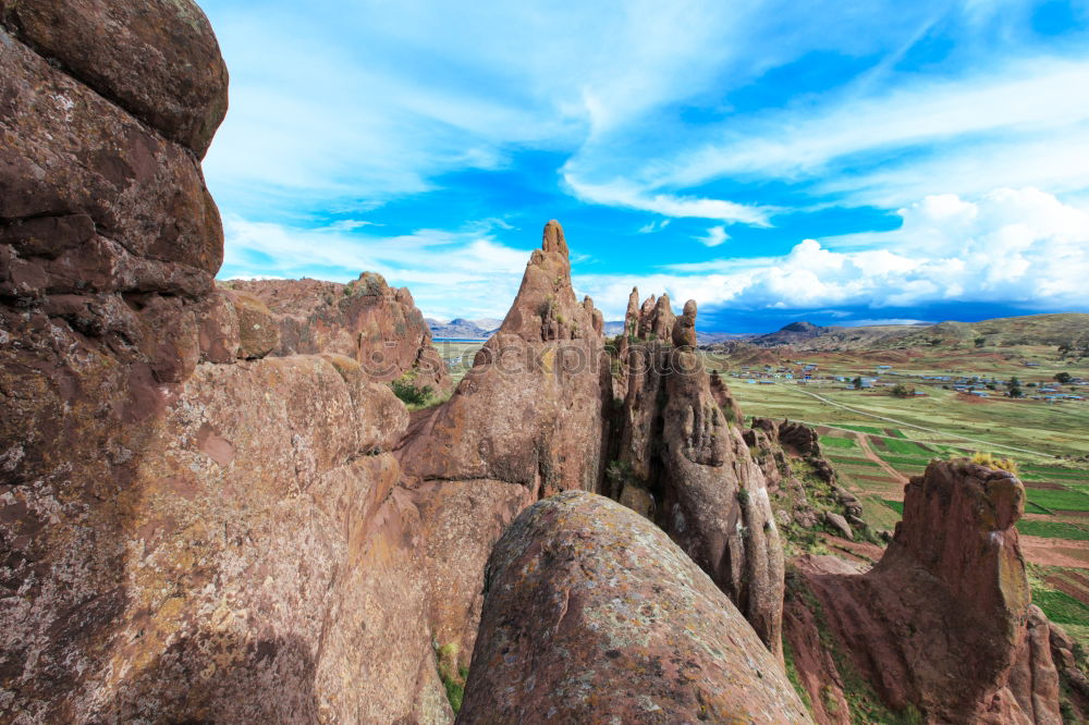 Similar – Image, Stock Photo Rocks, Mountains and Sky at Alabama Hills