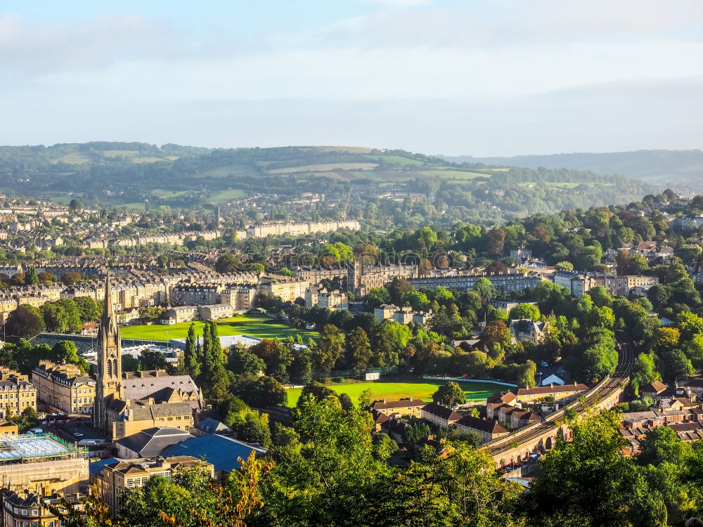 Image, Stock Photo Panoramic view of Trier Rhineland Palatinate Germany