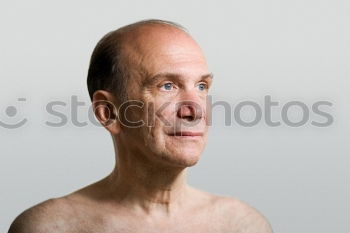 Similar – Image, Stock Photo Portrait of a man, looking at the camera
