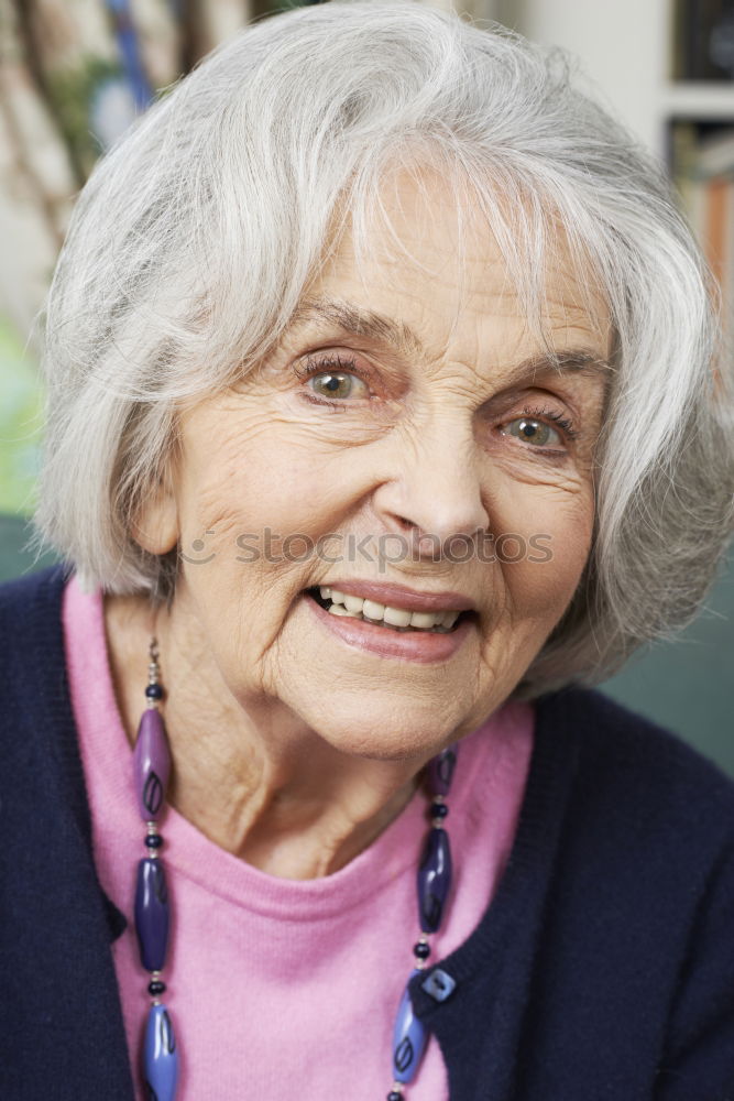 Similar – Image, Stock Photo Senior woman on a walk