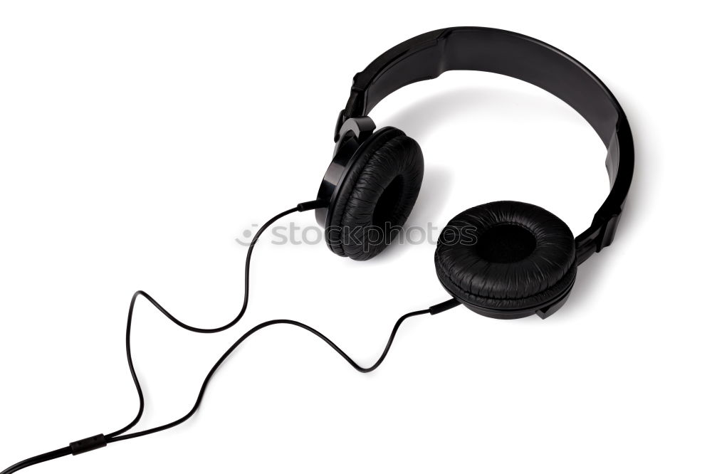 Similar – Image, Stock Photo Audio book concept with black book and headphones