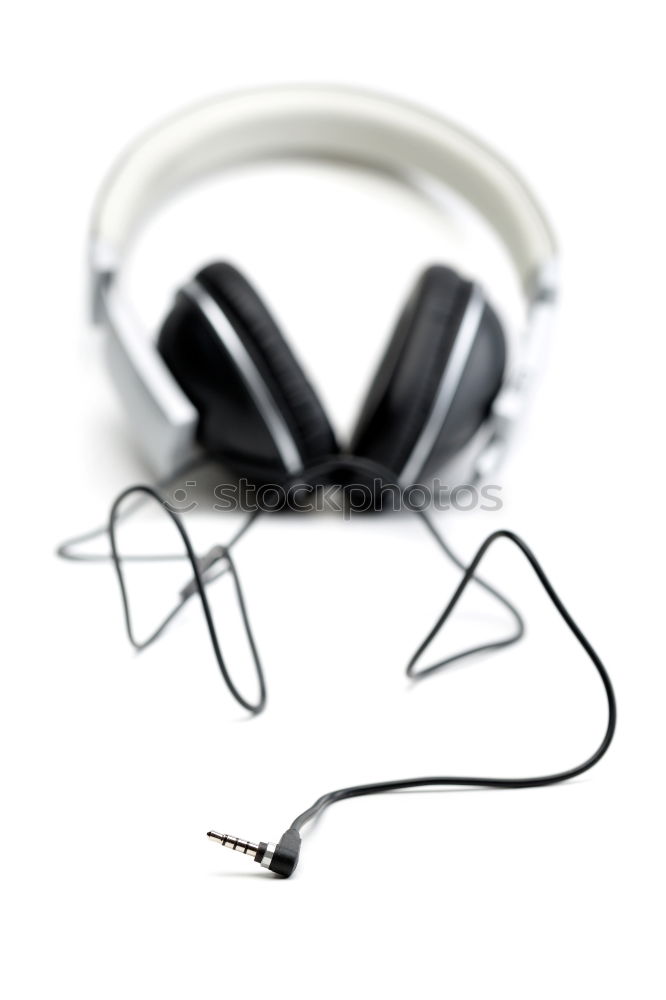 Similar – Image, Stock Photo Audio book concept with black book and headphones