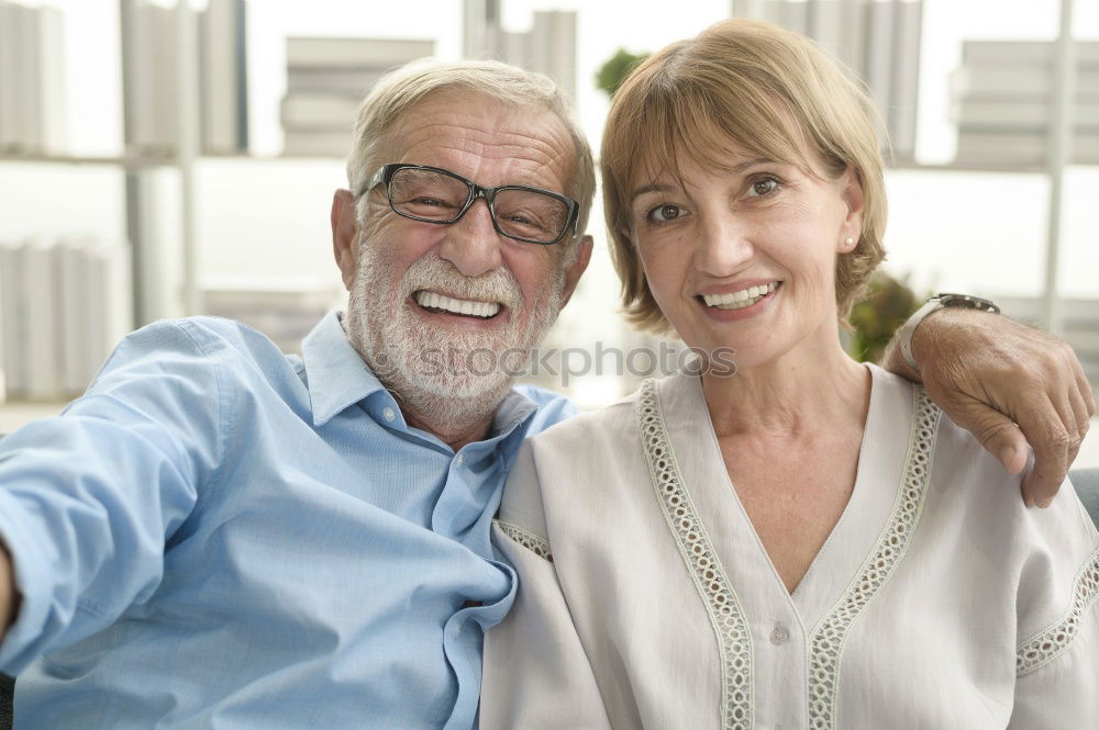 Similar – Portrait of happy father and daughter embracing on the street